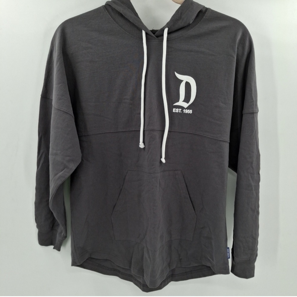 Disney Charcoal Hoodie with White Accents